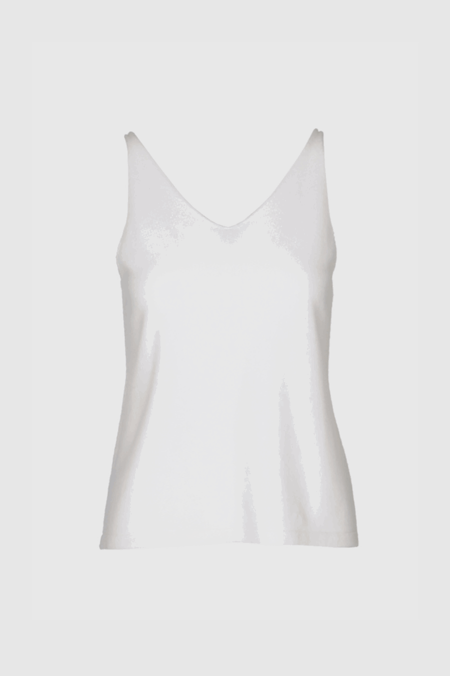 Top aus Kaschmir in Off White