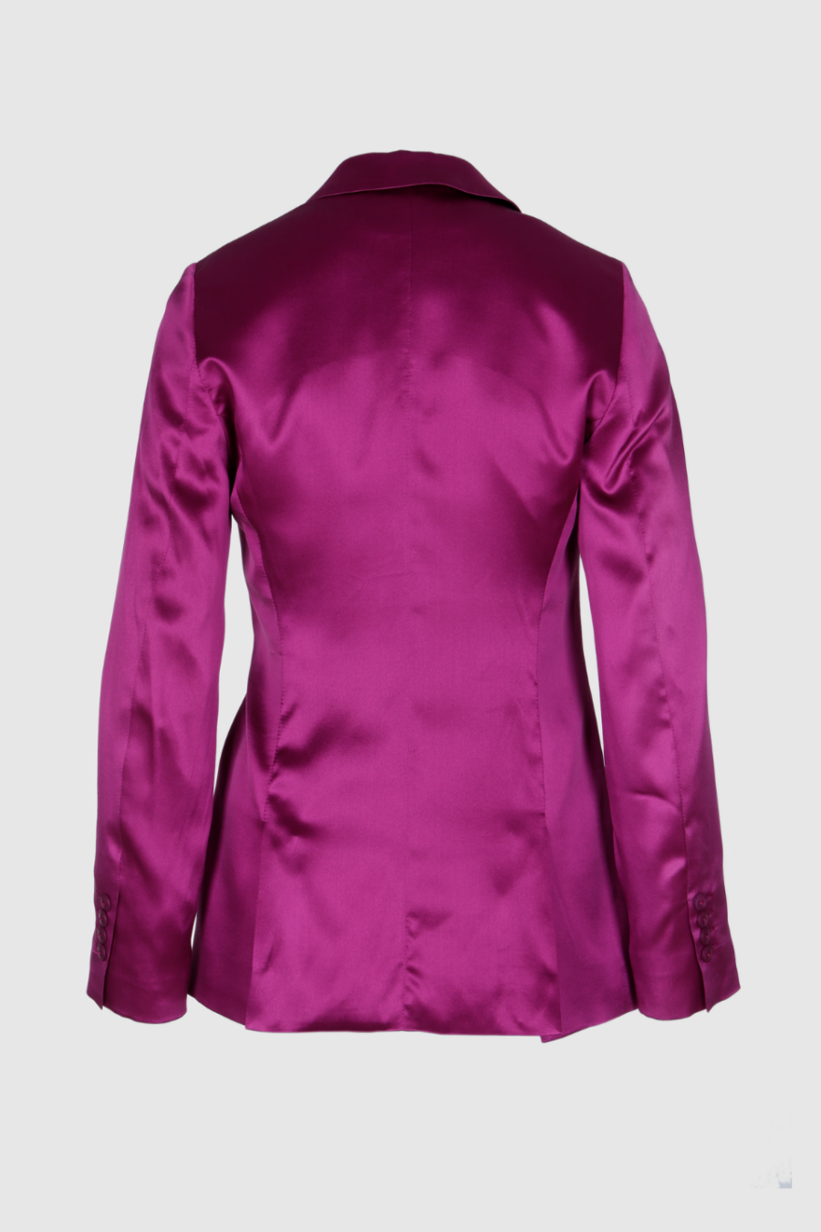 Lila Blazer aus Satin