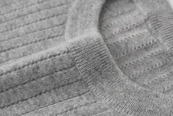 Shirt aus Kaschmir in Grau – Bild 8