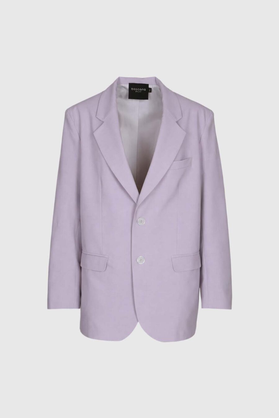 Oversize Blazer aus Schurwolle in Lavendel