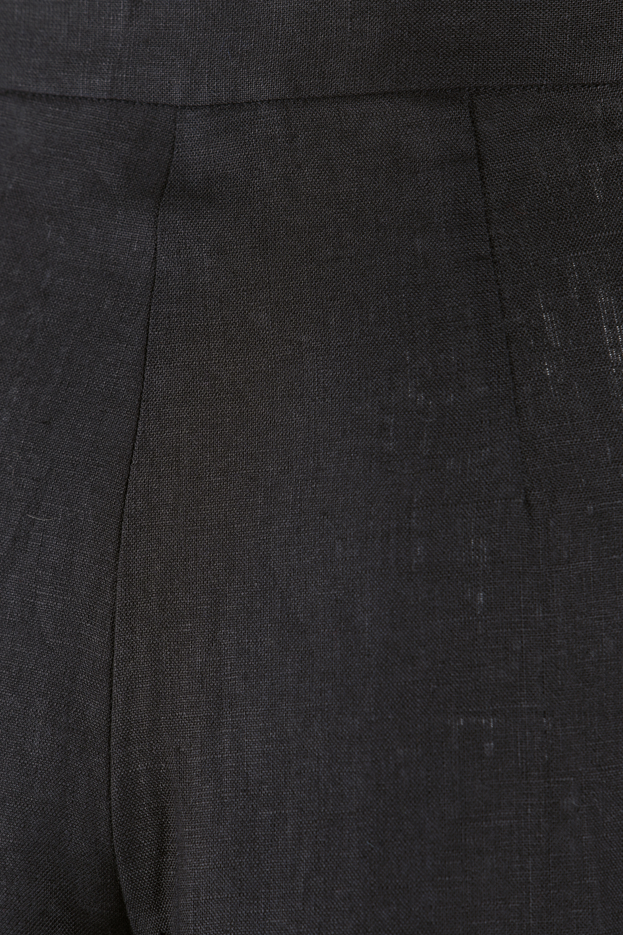 2026_Sommer_Boscana_Hose_Weite-Hose-in-einem-tiefen-Schwarz_Detail