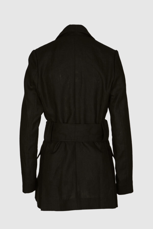 Jacke in einem tiefen Schwarz – Bild 3