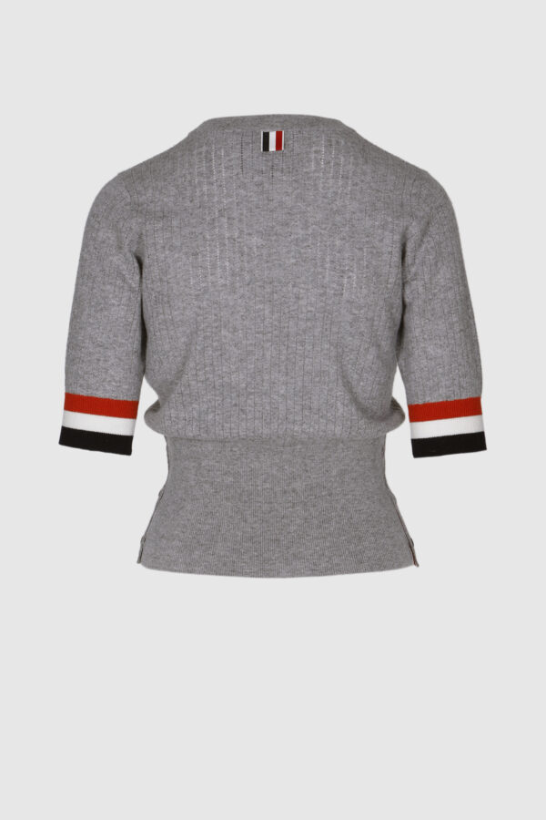 Shirt aus Kaschmir in Grau – Bild 11