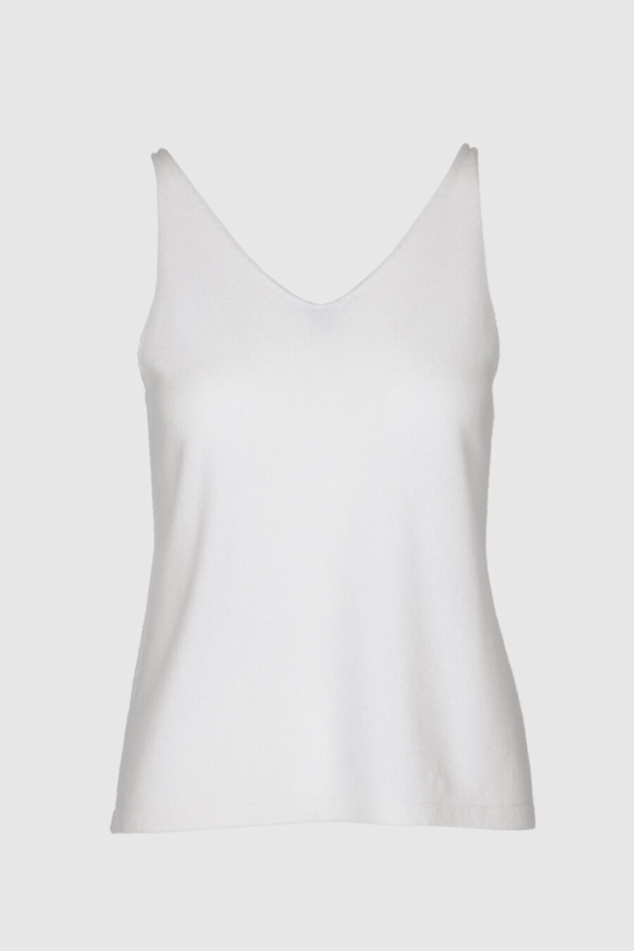 Top, Tanktop, Kaschmirtop, Kaschmir, weiß, off-white