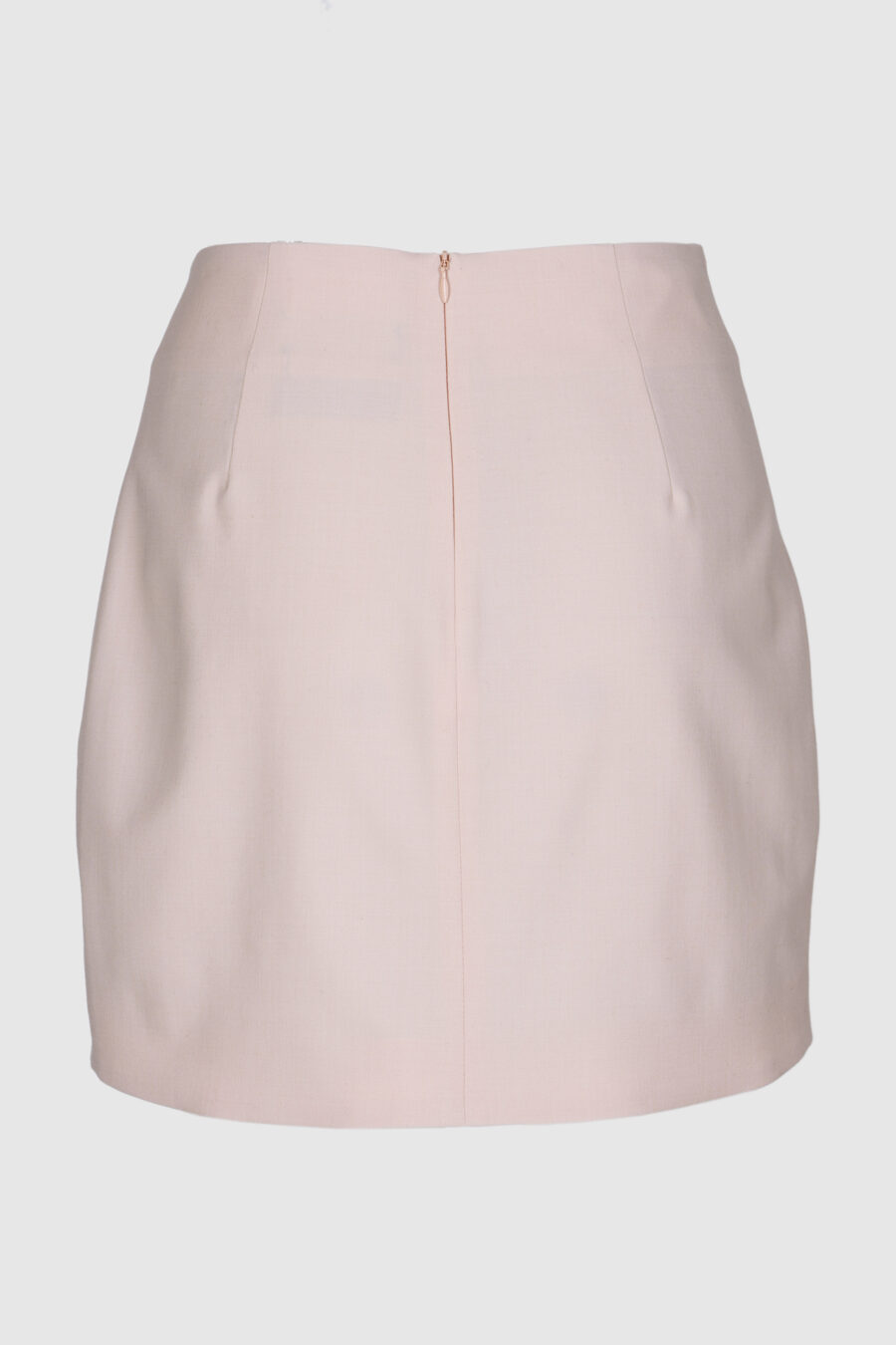 Rock, Minirock Blau-Grau, Schurwolle