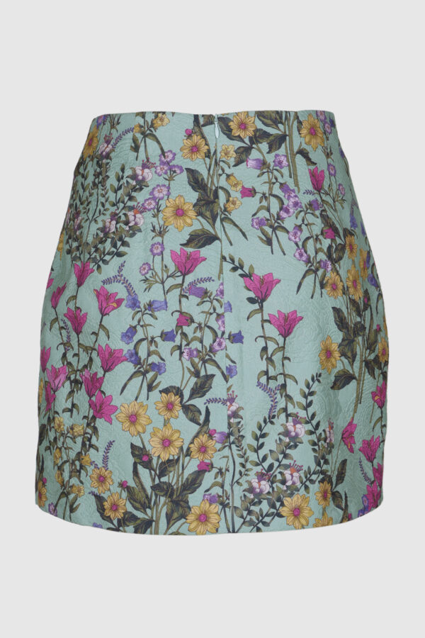 Minirock im Floralen Design – Auffälliger Look mit Überschlag – Bild 2