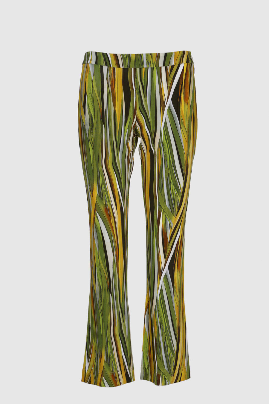 schmale Hose, Viskos, verkürzte Länge , gelb, türkis, grün, lila, rot, blau, grau, Manufaktur Boscana GmbH, Leipzig