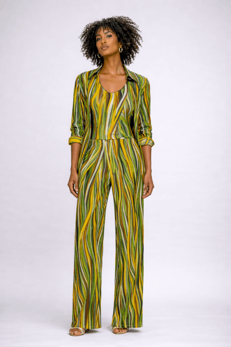 weite Hose in Rosa, Viskos, Biesennnaht, gelb, grün, lila, rot, blau,grau, Manufaktur Boscana GmbH, Leipzig