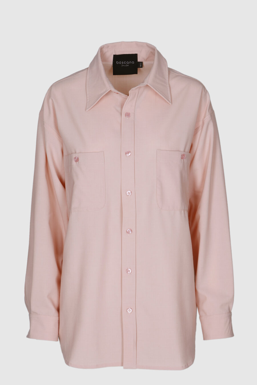 Bluse Oversize Bluse, rosa, hellblau, Langarmbluse, weite Bluse, Damenbluse