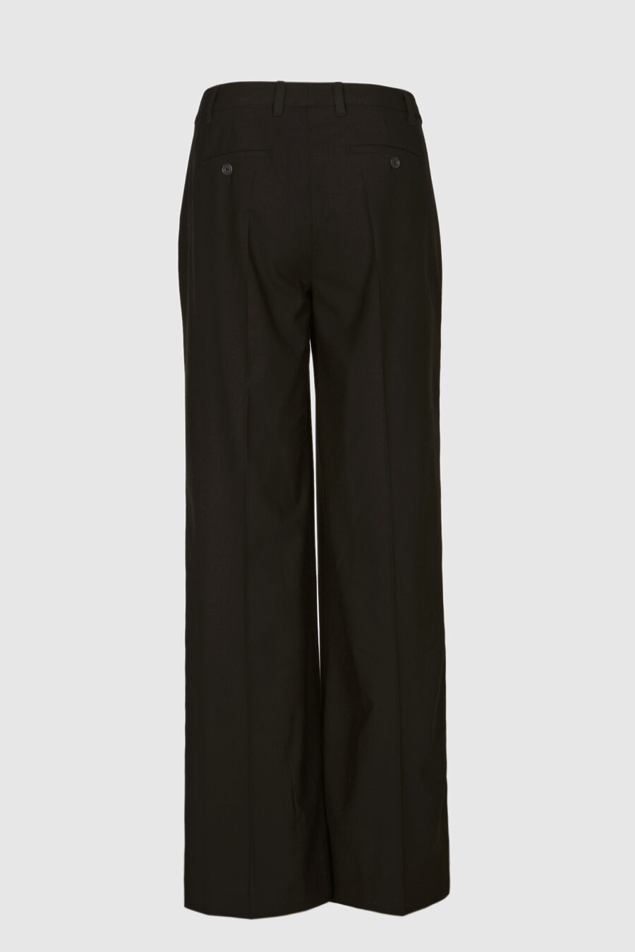 Hose, weite Hose, Schurwolle, schwarz, blau, rosa