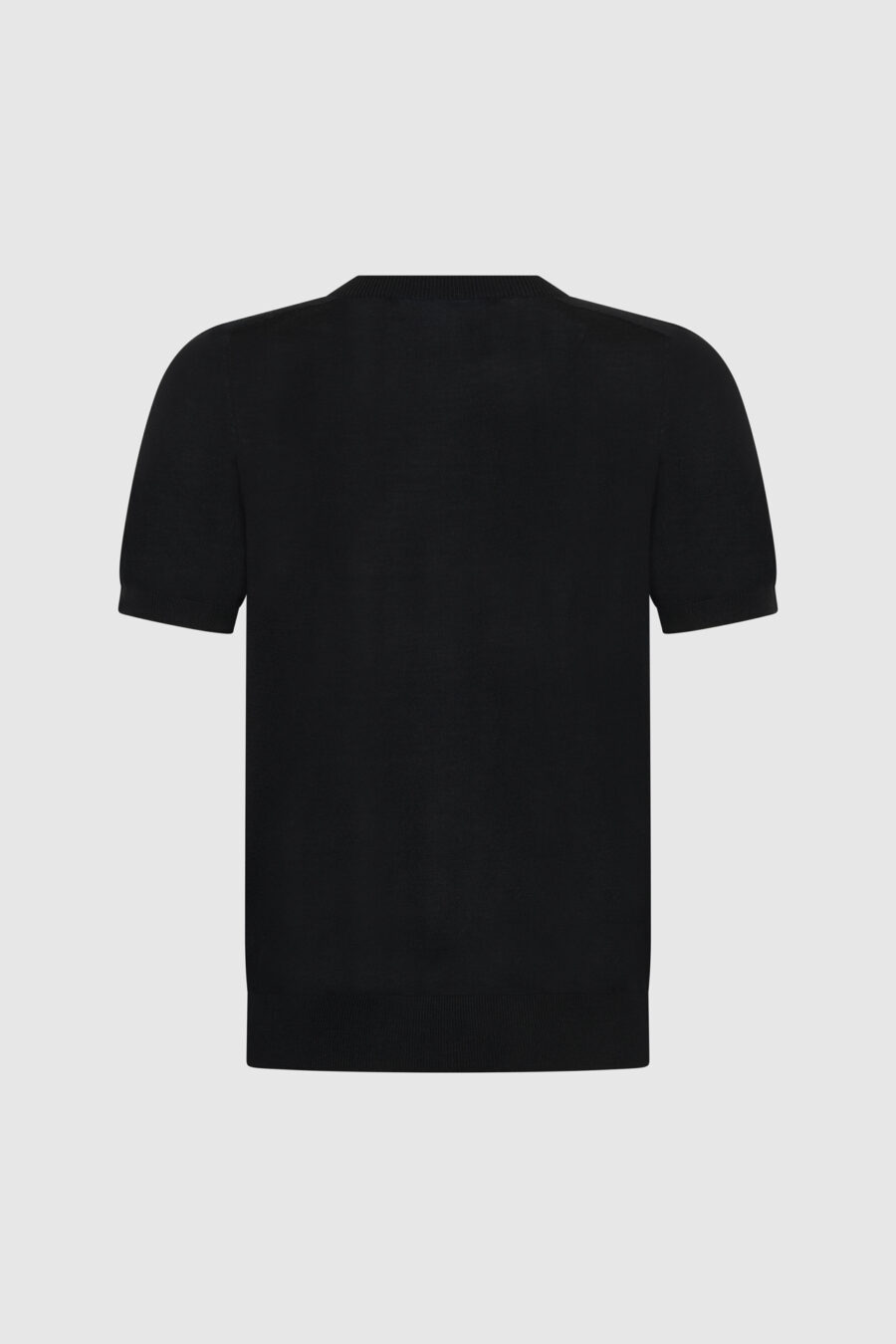 Shirt, schwarz, merinowolle