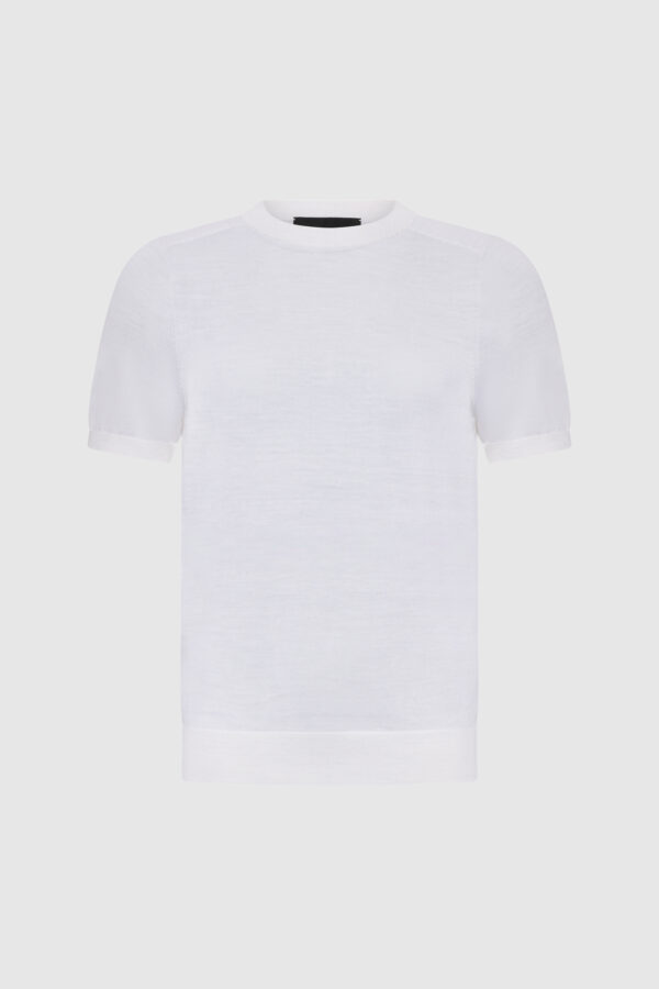 Shirt, Merinowolle, T-Shirt,weiß, leichtes Material, Manufaktur Boscana, Leipzig