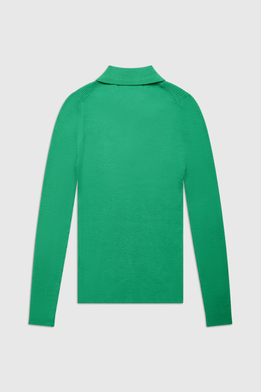 Polo, Pullover mit Polokragen, schwarz, creme, grün, langer Arm