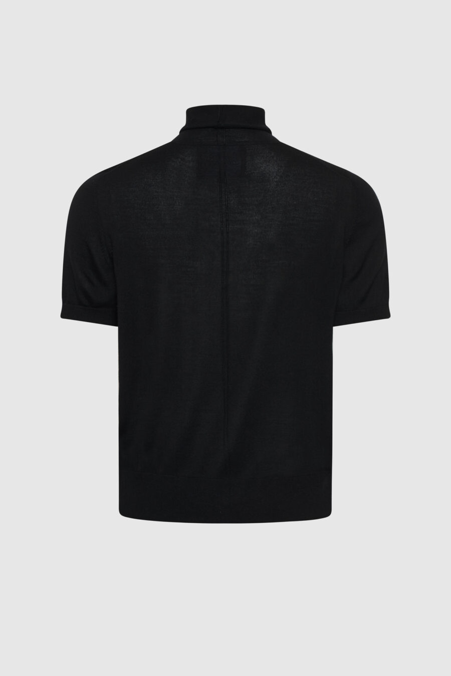 Shirt, schwarz, kleiner, Kragen, Kurzarm