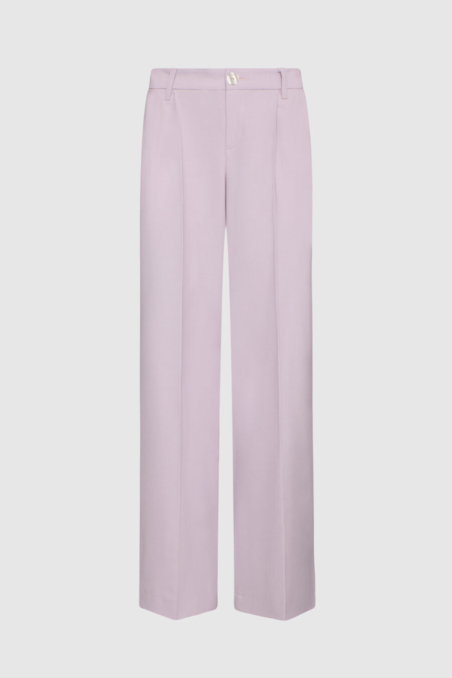 Hose, weite Hose, Schurwolle, schwarz, blau, lila