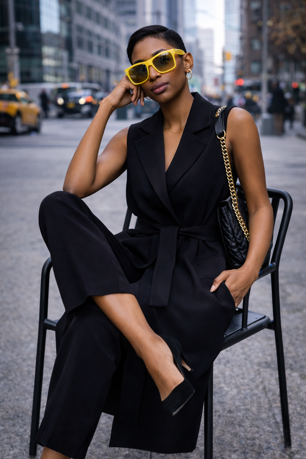 2026_Sommer_Boscana_Hose_Gestrickte-Hose-aus-Merinowolle-in-Schwarz_Modelfoto_Streetstyle_2