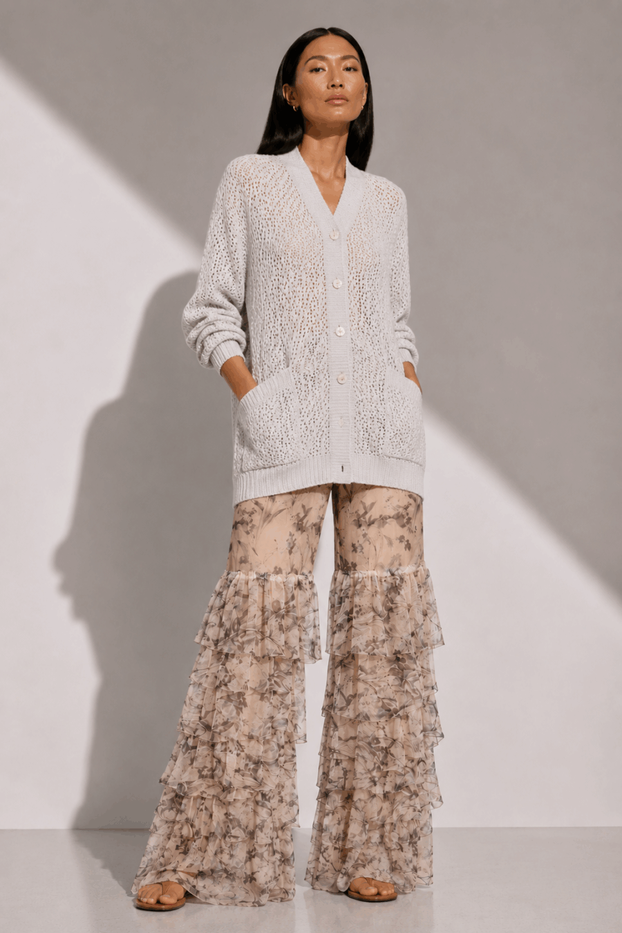 Transparente Designer-Hose im Luxury-Style
