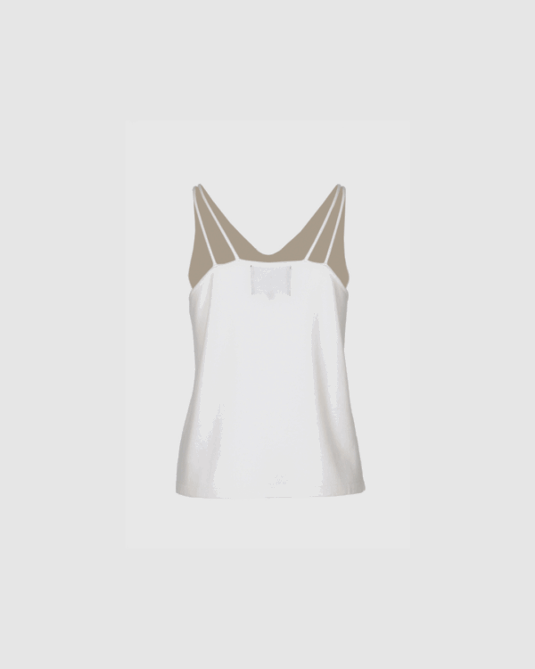 Top aus Kaschmir in Off White – Bild 3