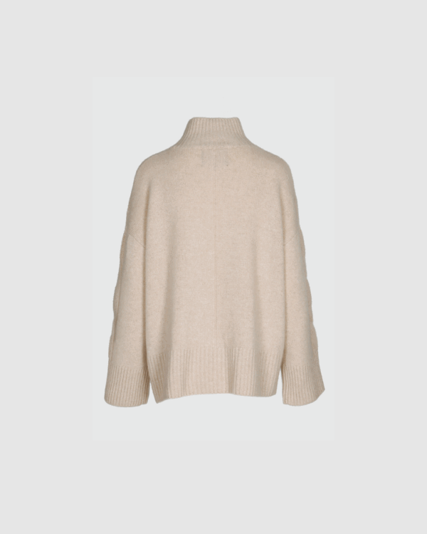 Kaschmirpullover in Camel – Bild 5