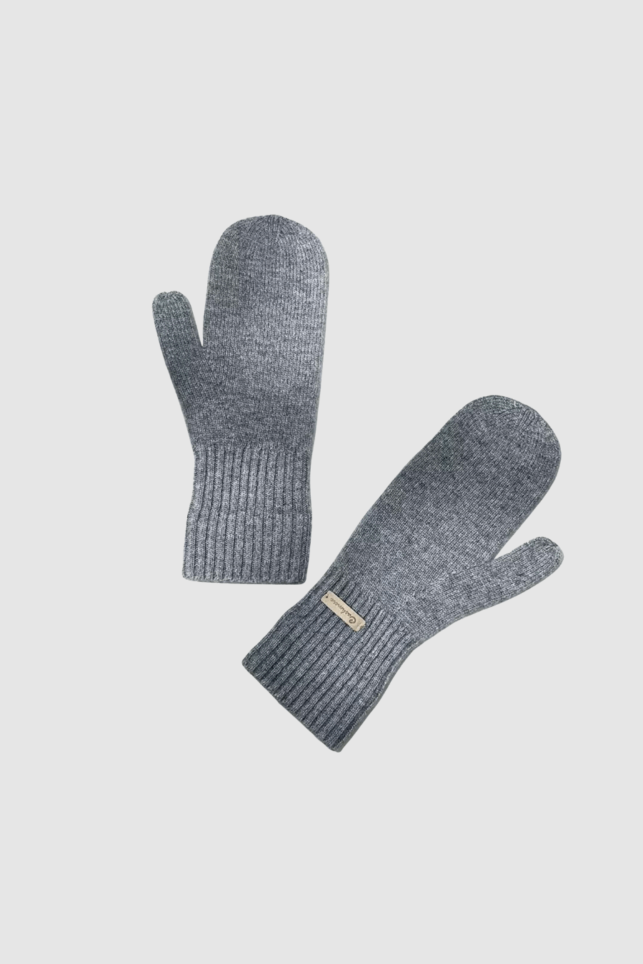 Handschuhe aus Kaschmir in Grau
