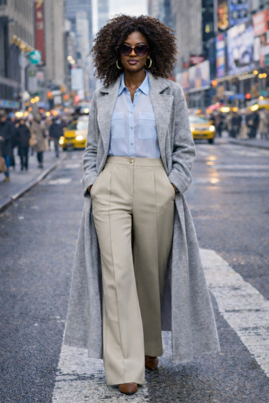 2026_Sommer_Boscana_Hose_Weite-Hose-aus-Merinowolle-in-Creme_Modelfoto_Streetstyle