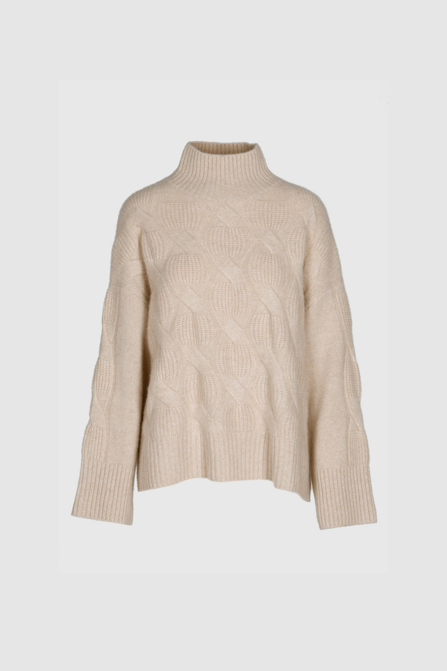 Kaschmirpullover in Camel