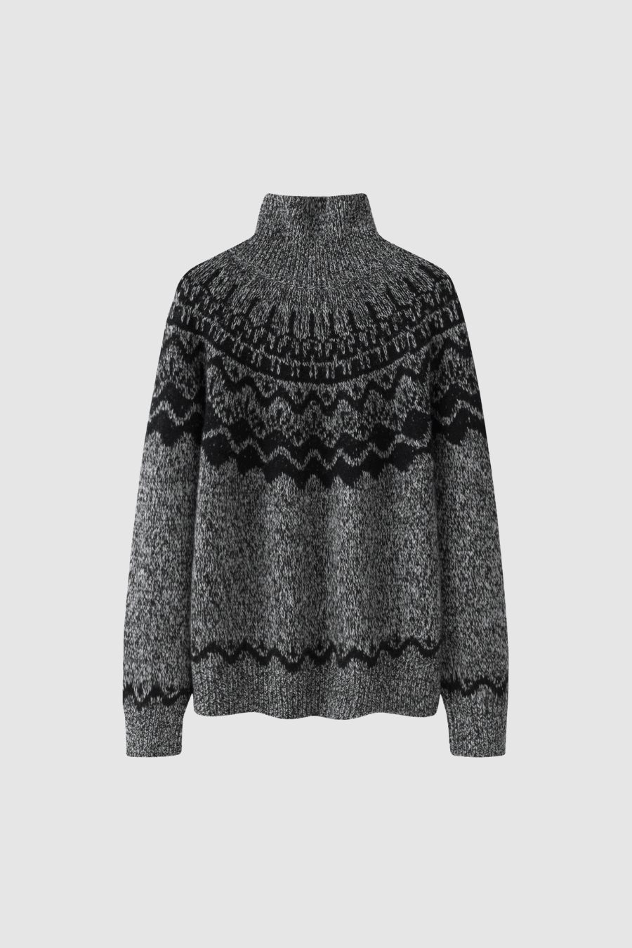 Kaschmirpullover im Norweger Muster
