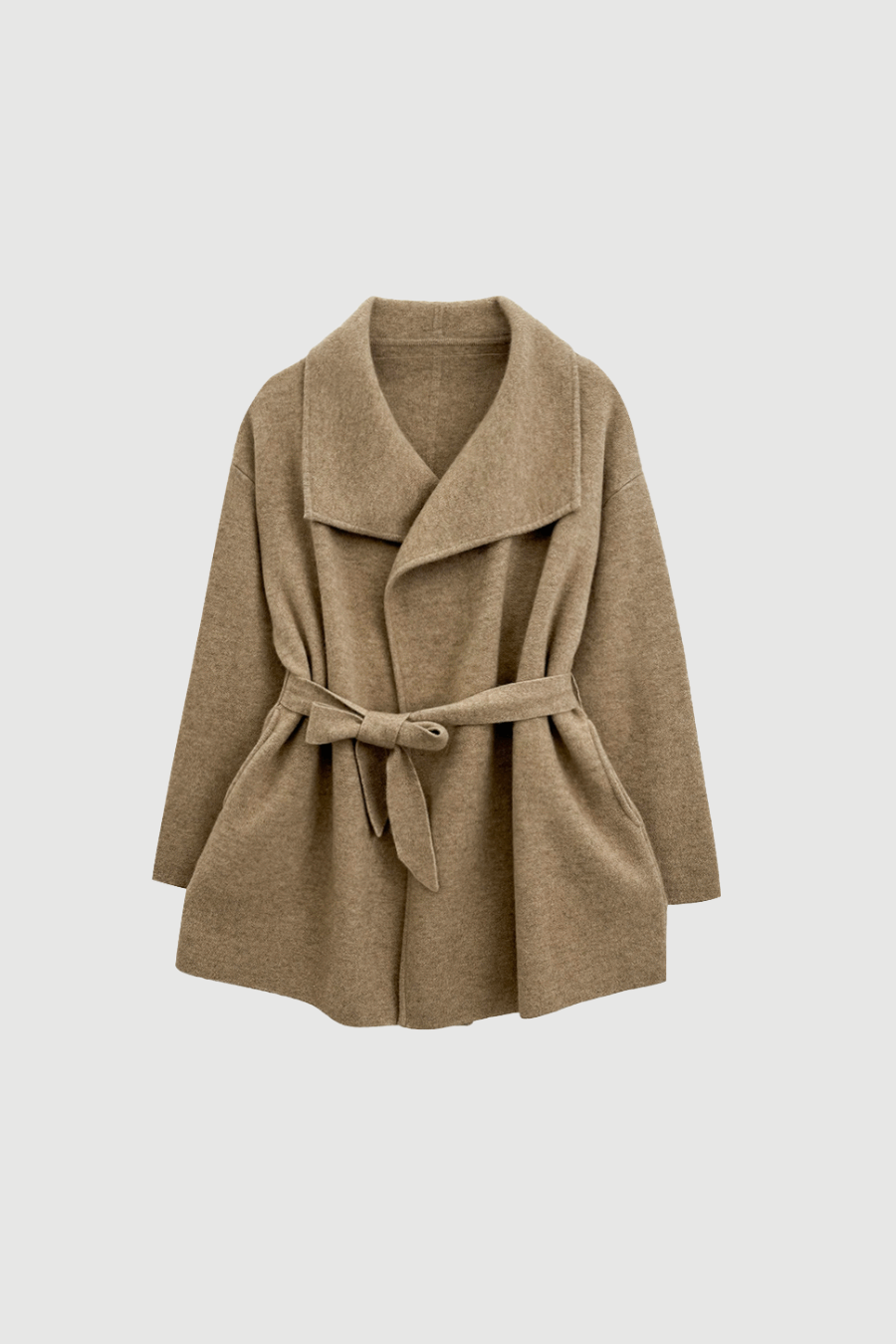 Jacke aus Kaschmir in Braun