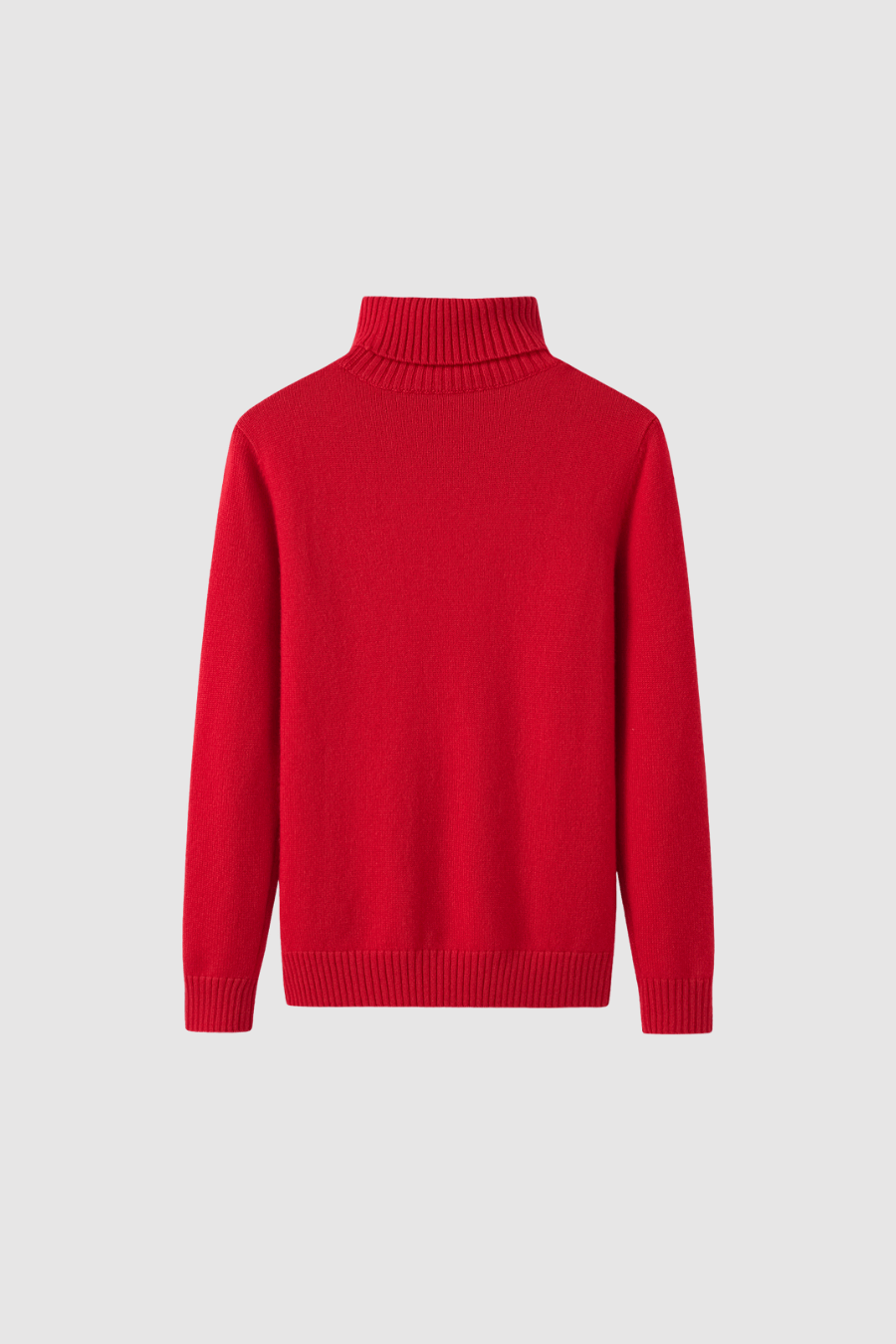 Rollkragenpullover aus Kaschmir in Rot