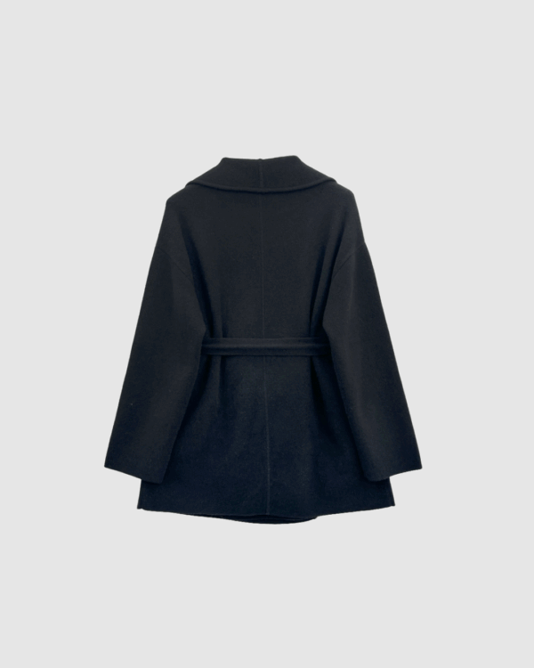 Jacke aus Kaschmir in Schwarz – Bild 2