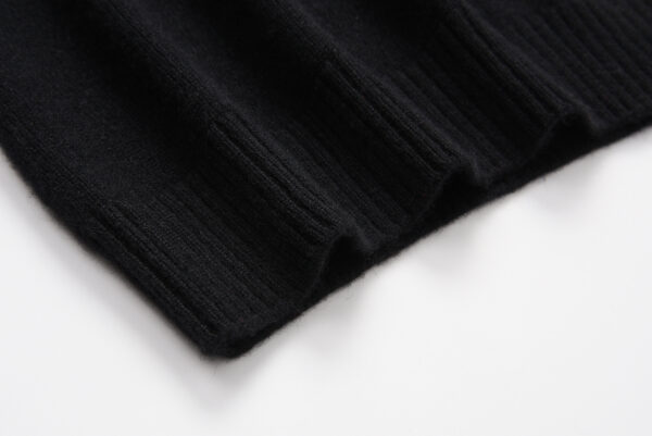 Rollkragenpullover aus Kaschmir in Schwarz – Bild 7