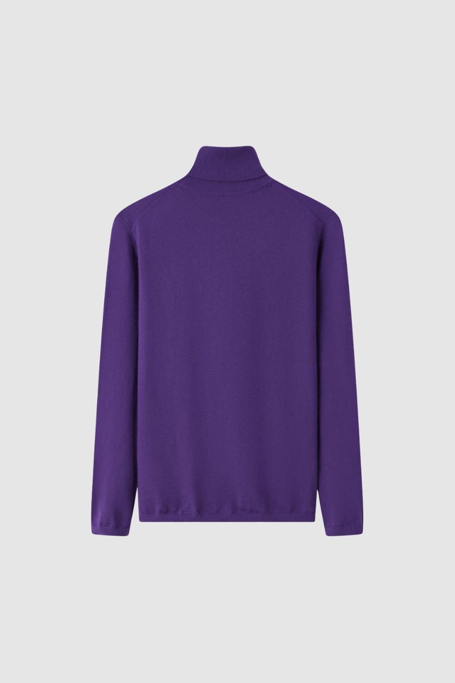 Rollkragenpullover aus Kaschmir in Lavendel