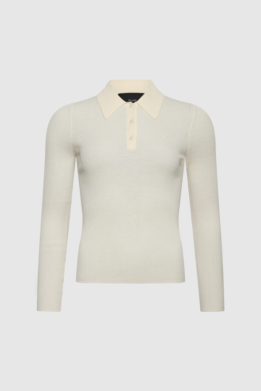 Polopullover, creme, Pullover, Strickpullover mit Polokragen