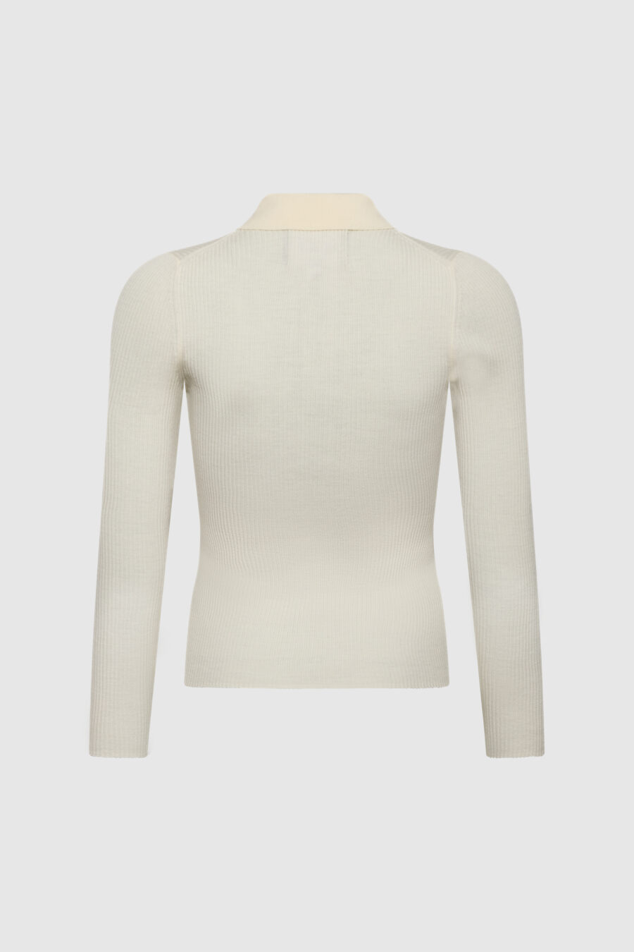 Polopullover, creme, Pullover, Strickpullover mit Polokragen