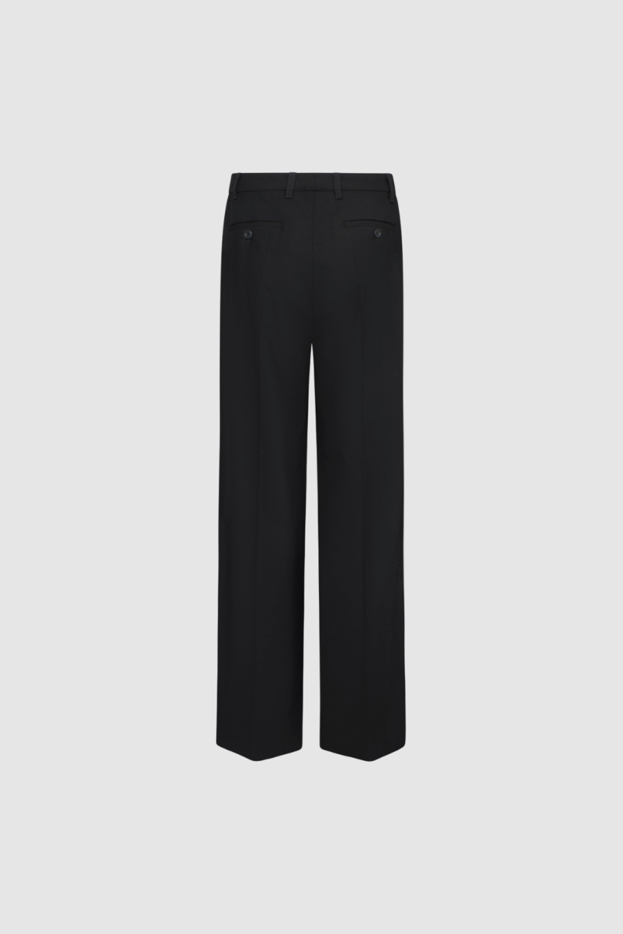Hose aus leichter Schurwolle mit weitem Bein in Schwarz Boscana, Boscana Manufaktur, Leipzig, Atelier Leipzig, Damenmode, Modemanufaktur, Manufaktur für Damenmode, Hose, Wolle, lange Hose, schmale Hose, weite Hose, wahllose, Cordhose, Culotte Cordhose Damenhose
