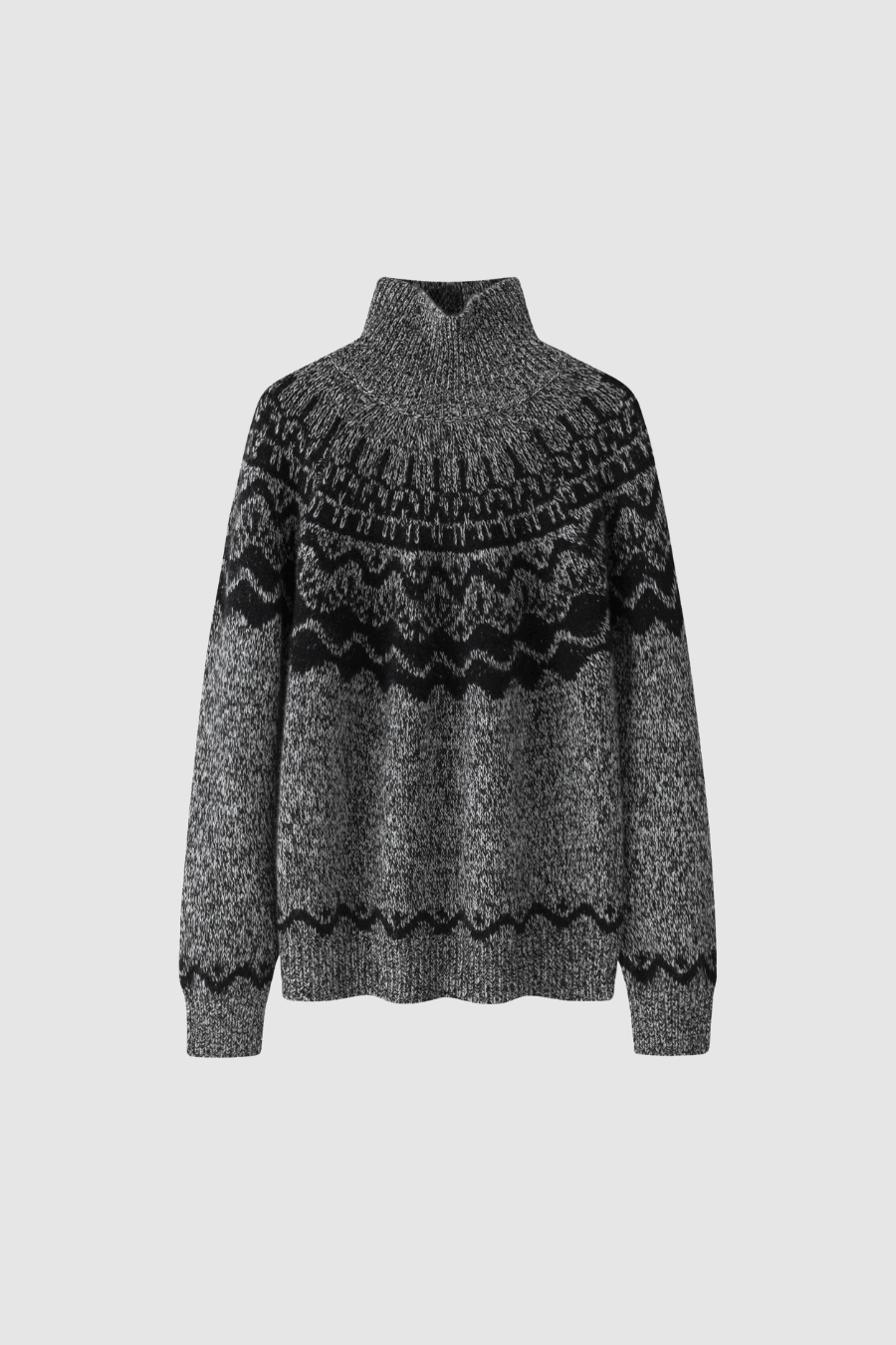 Kaschmirpullover im Norweger Muster