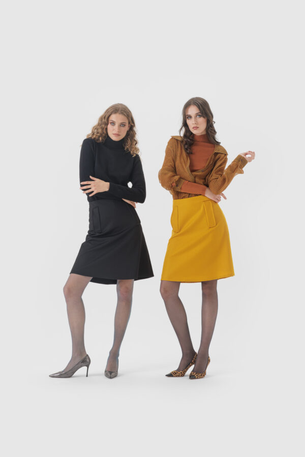 Rollkragenpullover aus Kaschmir in Schwarz – Bild 4