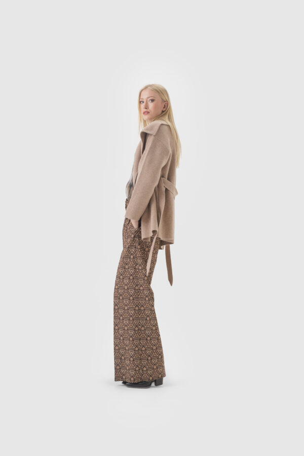 Jacke aus Kaschmir in Braun – Bild 2