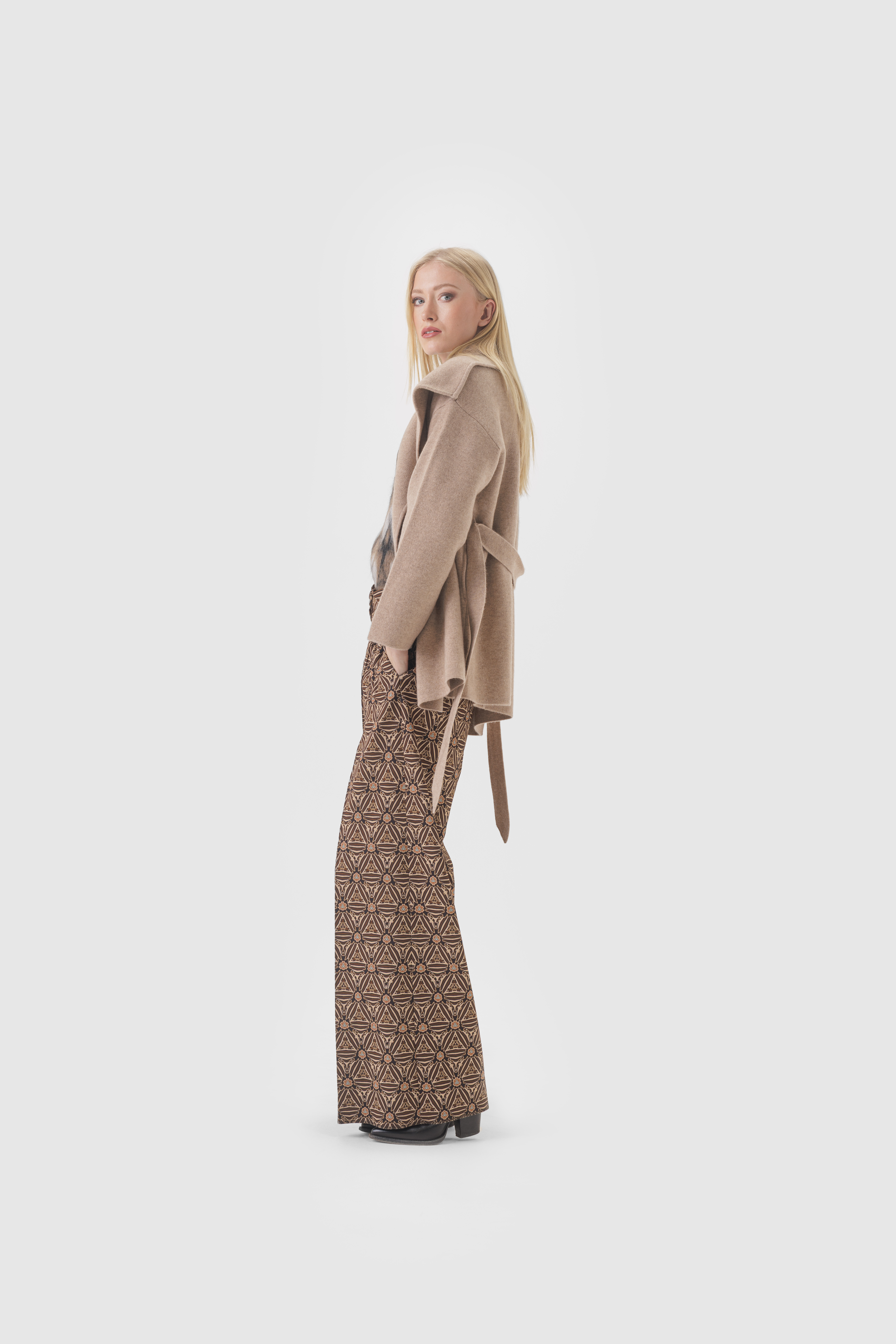 Jacke aus Kaschmir in Braun