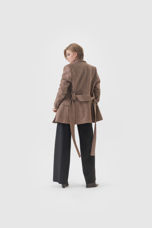 Jacke aus Wolle in Jacquard – Bild 3