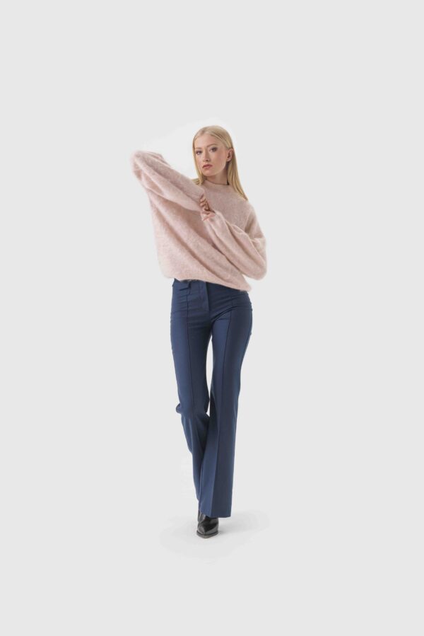 Kaschmir-Pullover Oversized in Rosé – Bild 4