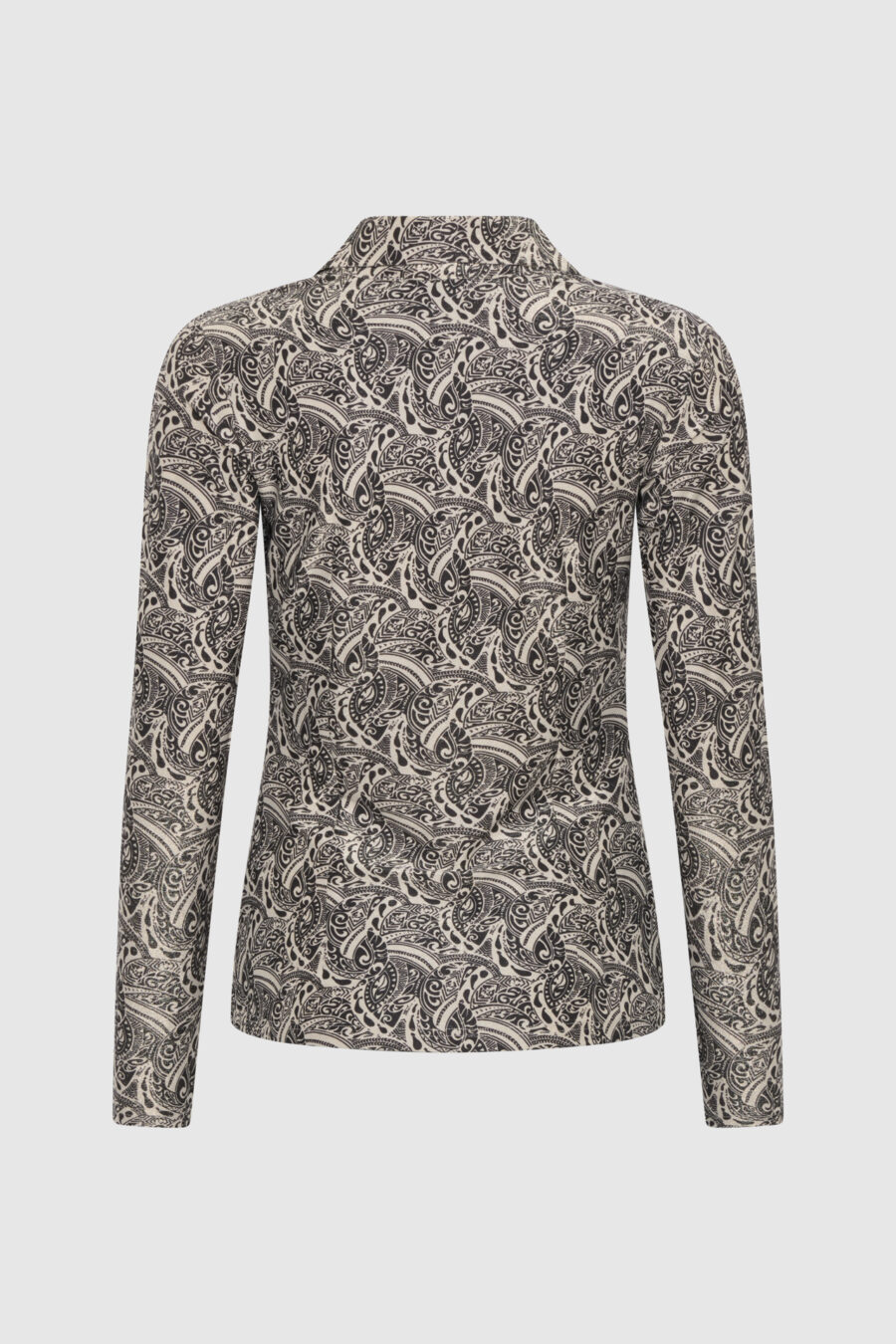 schmale, schwarze,weisse Damenbluse, enge Bluse, elastisches Material
