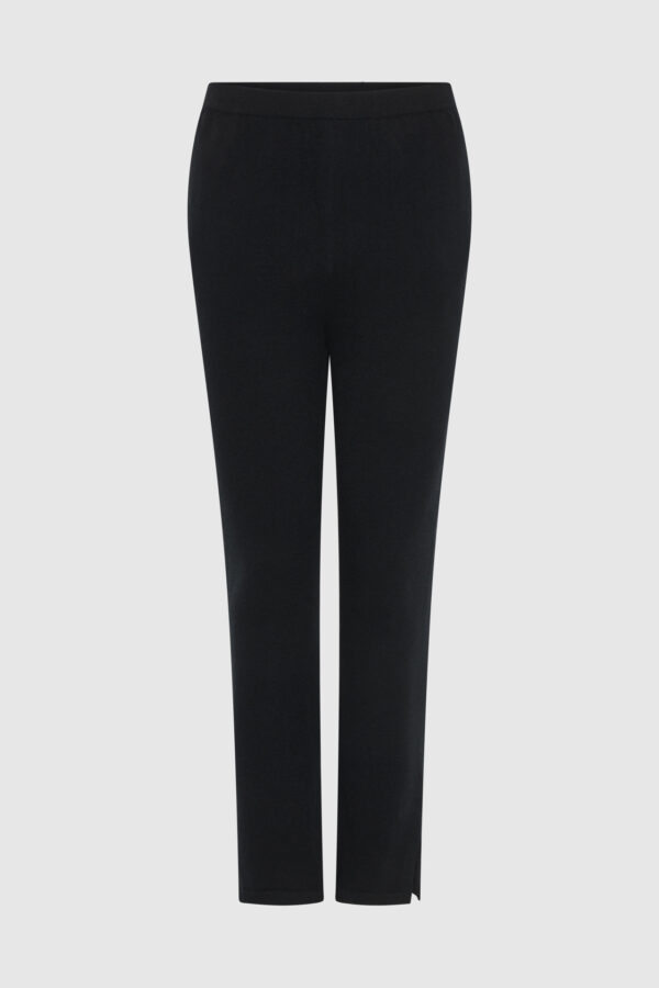 Hose aus Kaschmir in schwarz, Jogginghose Kaschmir, schwarz