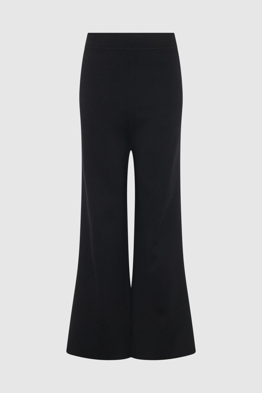 Hose, Strickhose, gestrickte Hose, Hose in Schwarz, Hose in Grün, verkürztes Bein, Casual Look