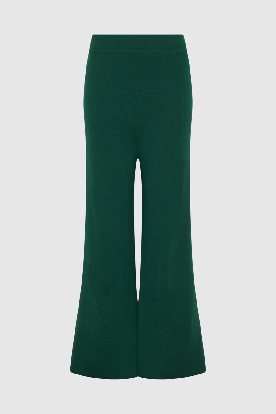 Hose, Strickhose, gestrickte Hose, Hose in Schwarz, Hose in Grün, verkürztes Bein, Casual Look