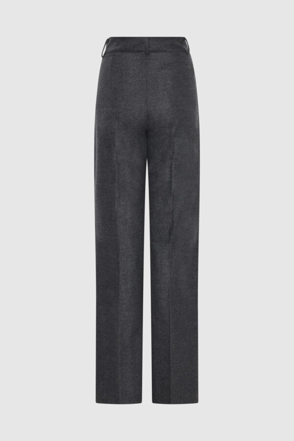 Hose, Graue Hose, Hose aus Schurwolle in Grau, Damenhose, Casual Look, Wollhose