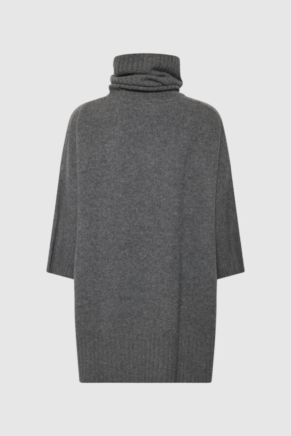 Pullover, Kleid aus Kaschmir in Grau – Bild 4