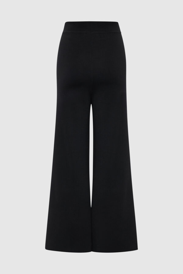 Hose, Strickhose, gestrickte Hose, Hose in Schwarz, Hose in Grün, verkürztes Bein, Casual Look