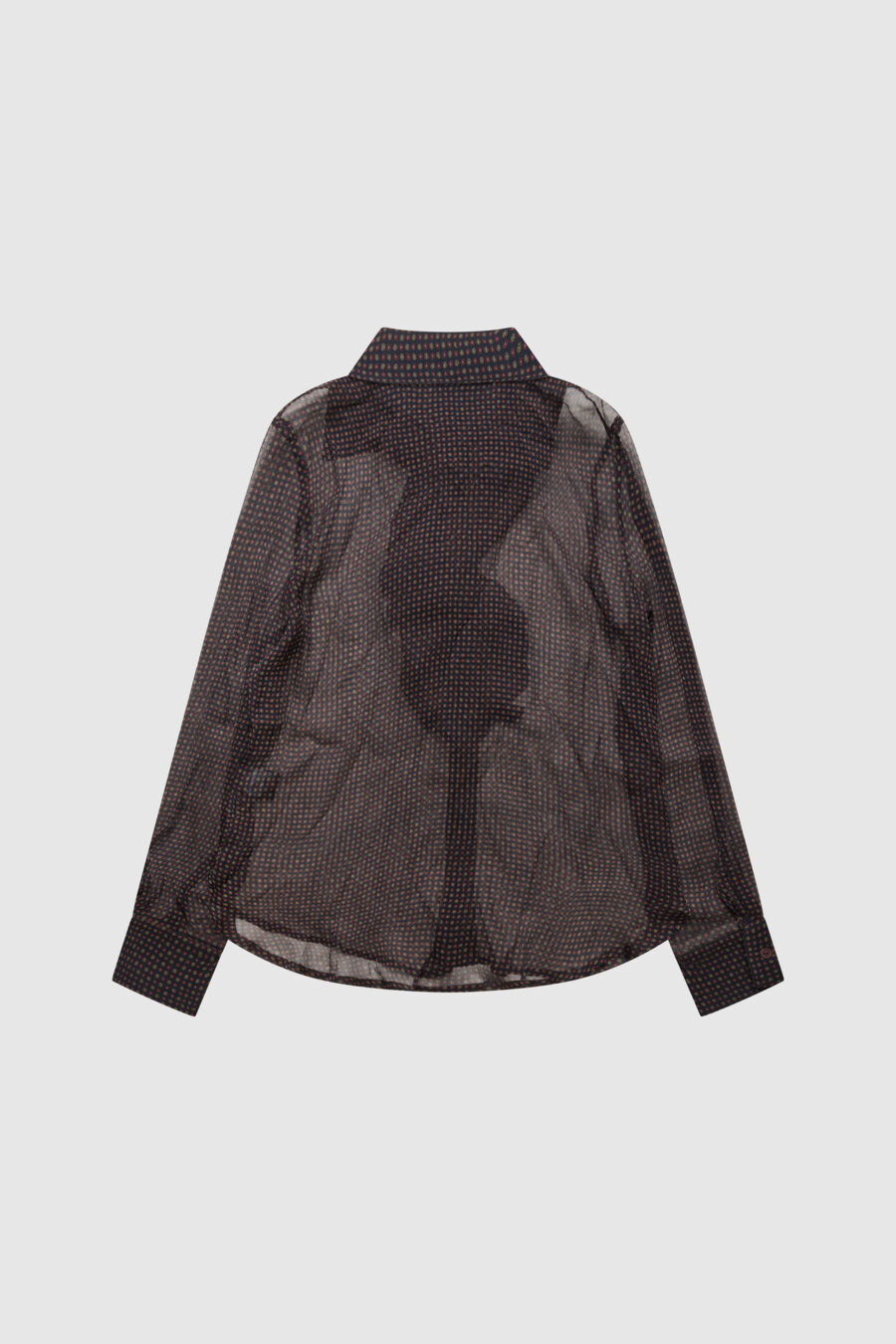 Seidenbluse mit Rüschen und floralem Print in Schwarz