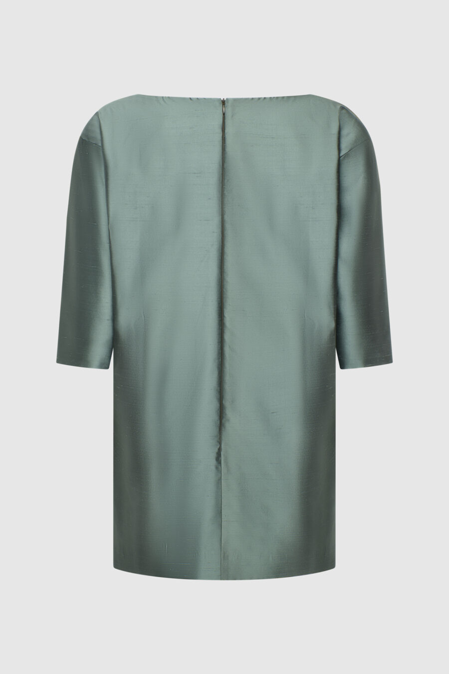 Kleid, Satin, Seidenkleid, Minikleid, grünes Kleid, olive
